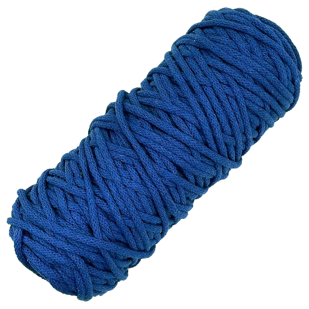 #Farbe_Lowiczanka Baumwollkordel Ø 3 mm | 007 Dunkelblau