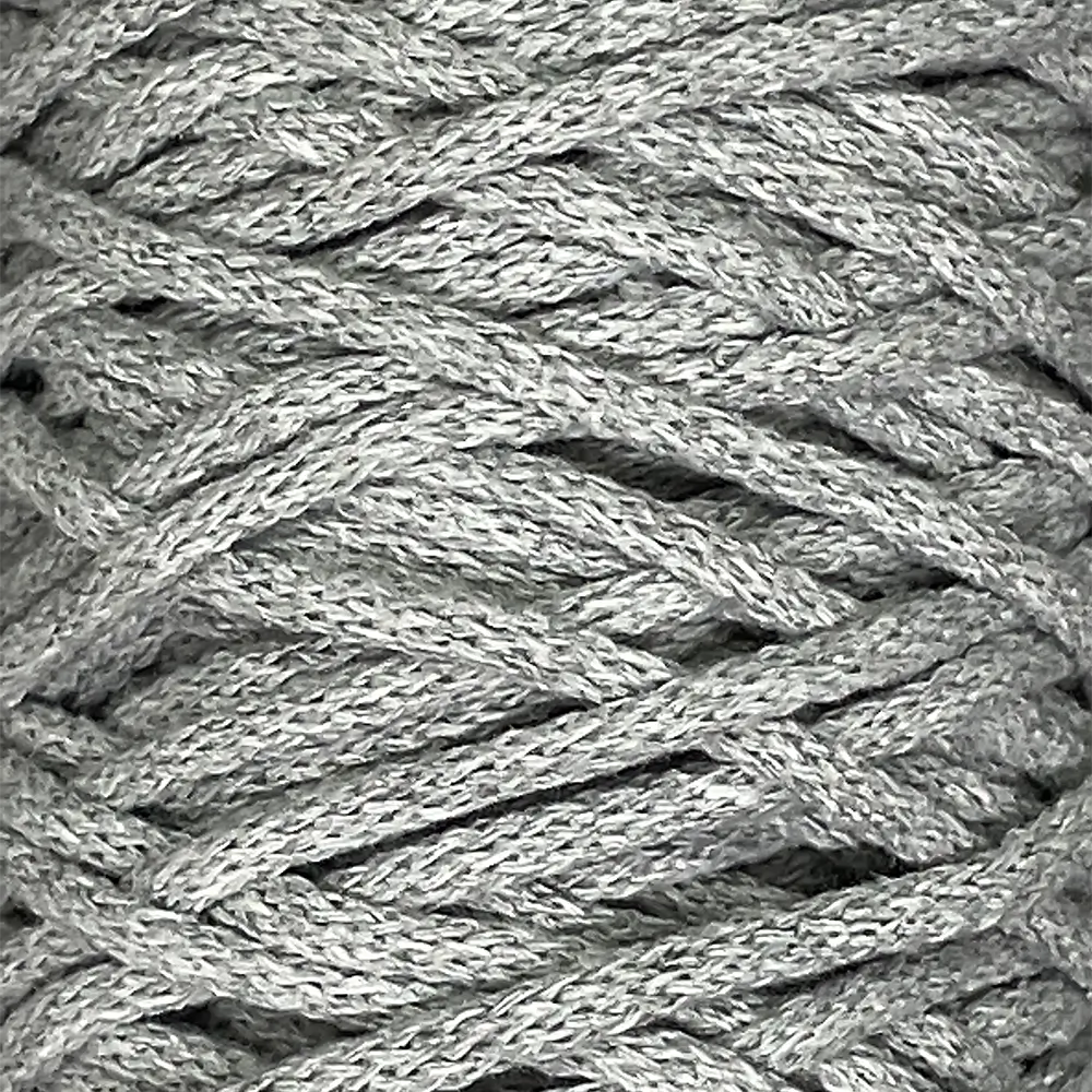 #Farbe_Lowiczanka Baumwollkordel Ø 3 mm | 003 Hellgrau