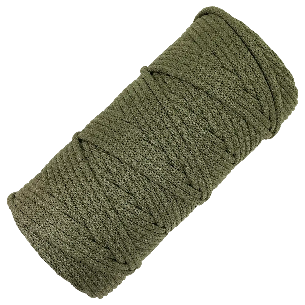 #Farbe_Lowiczanka Baumwollkordel Ø 5 mm | 031 Khaki