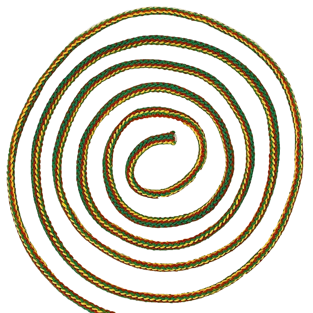 #Farbe_Lowiczanka Baumwollkordel Ø 5 mm | M07 Rastaman