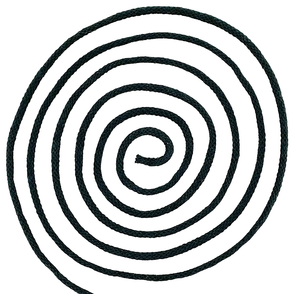 #Farbe_Lowiczanka Baumwollkordel Ø 3 mm | 029 Schwarz