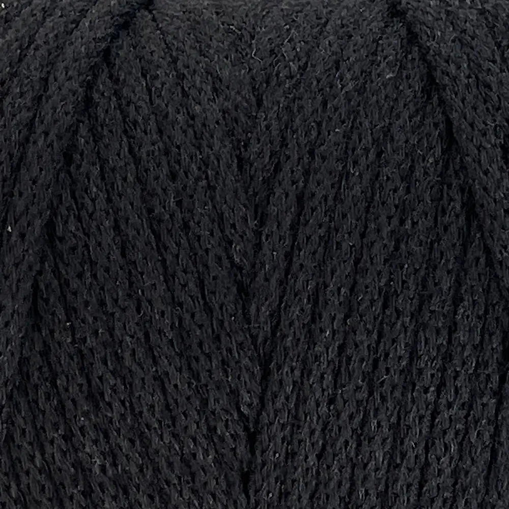 #Farbe_Lowiczanka Baumwollkordel Ø 5 mm | 029 Schwarz