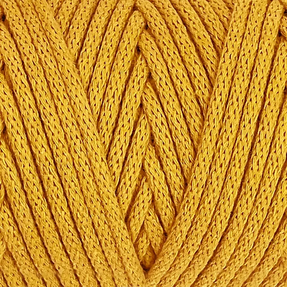 #Farbe_Lowiczanka Baumwollkordel Ø 3 mm | 021 Senf