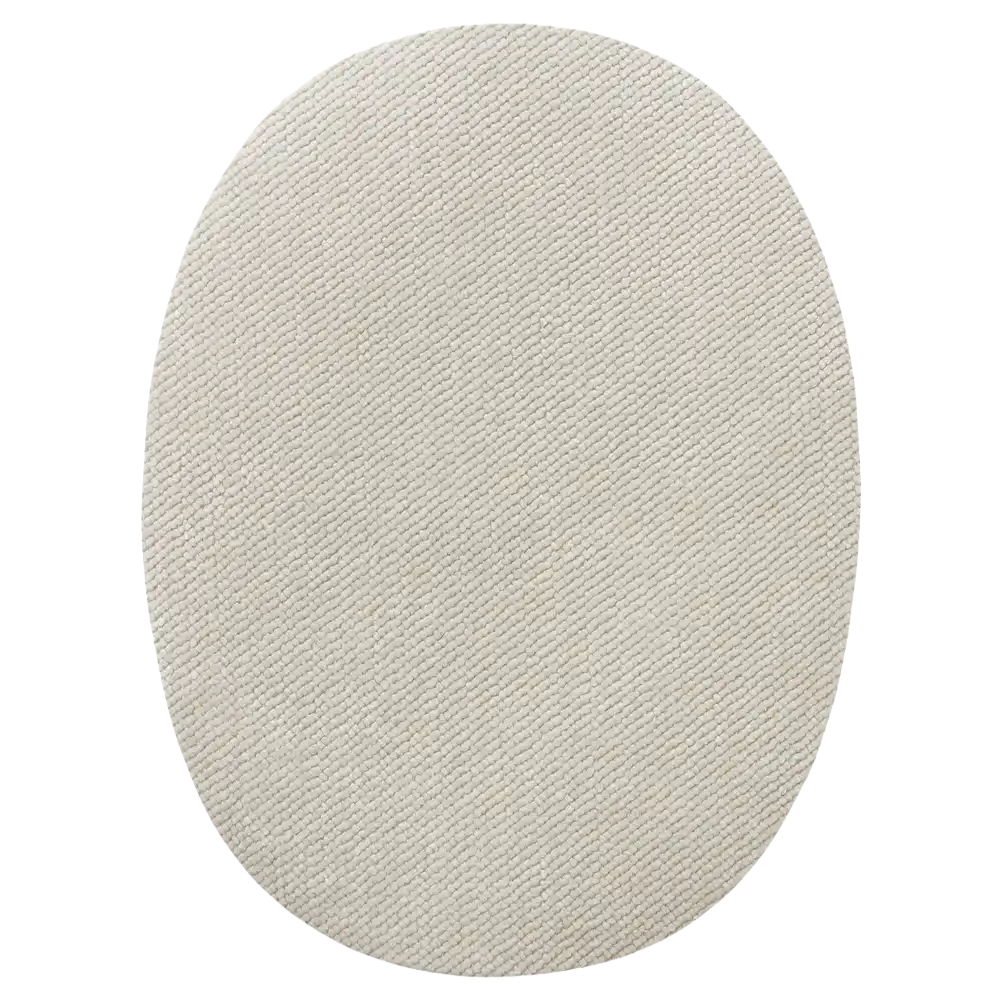 #Farbe_Mono Quick Flicken Oval | 12191 Creme