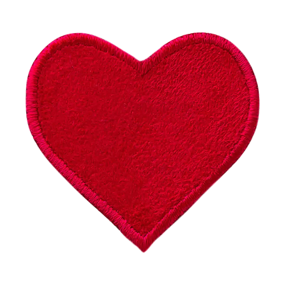 Applikation | Herz Velour 04054