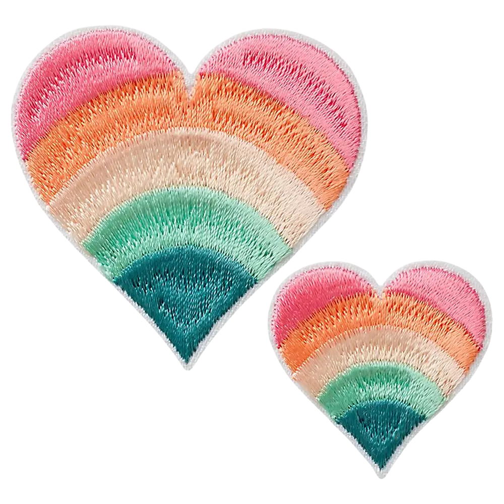 Applikation | Herzen Regenbogen 12068