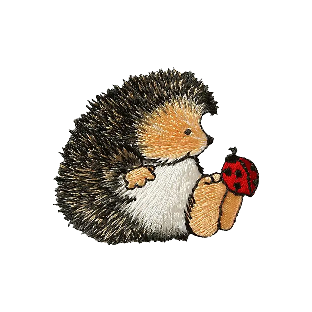 Applikation | M.S. Design © | Igel mit Junikäfer 10205