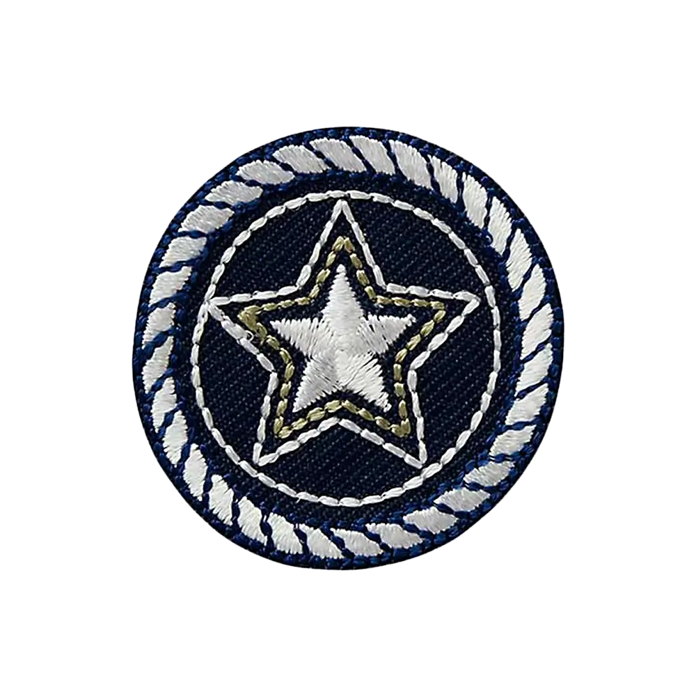 Applikation | Maritim Kreis mit Stern 04520