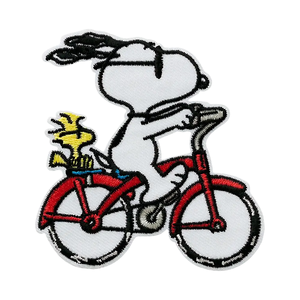Applikation | Peanuts © | Snoopy auf Fahrrad 18027