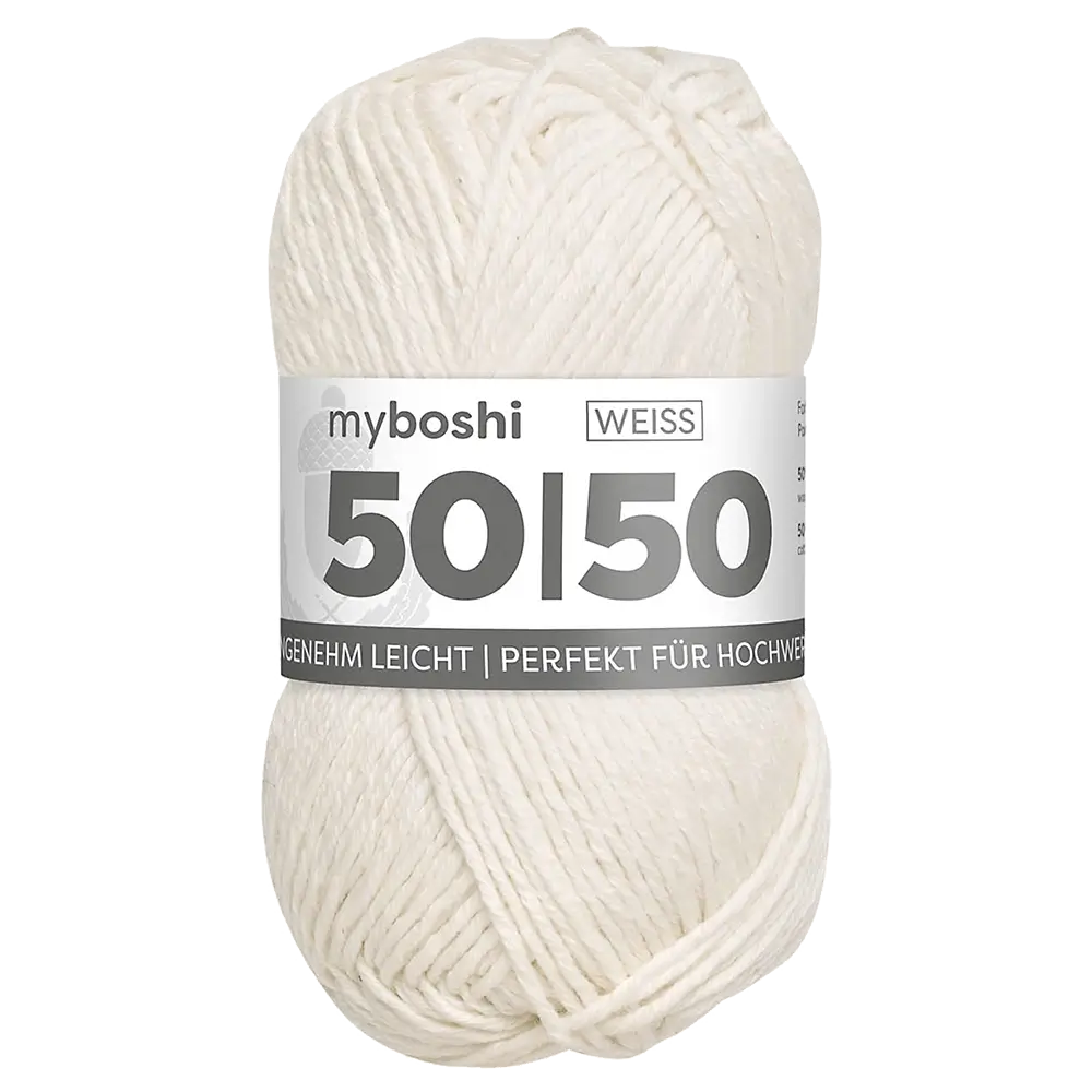 #Farbe_MyBoshi 50|50 | 991 Weiß