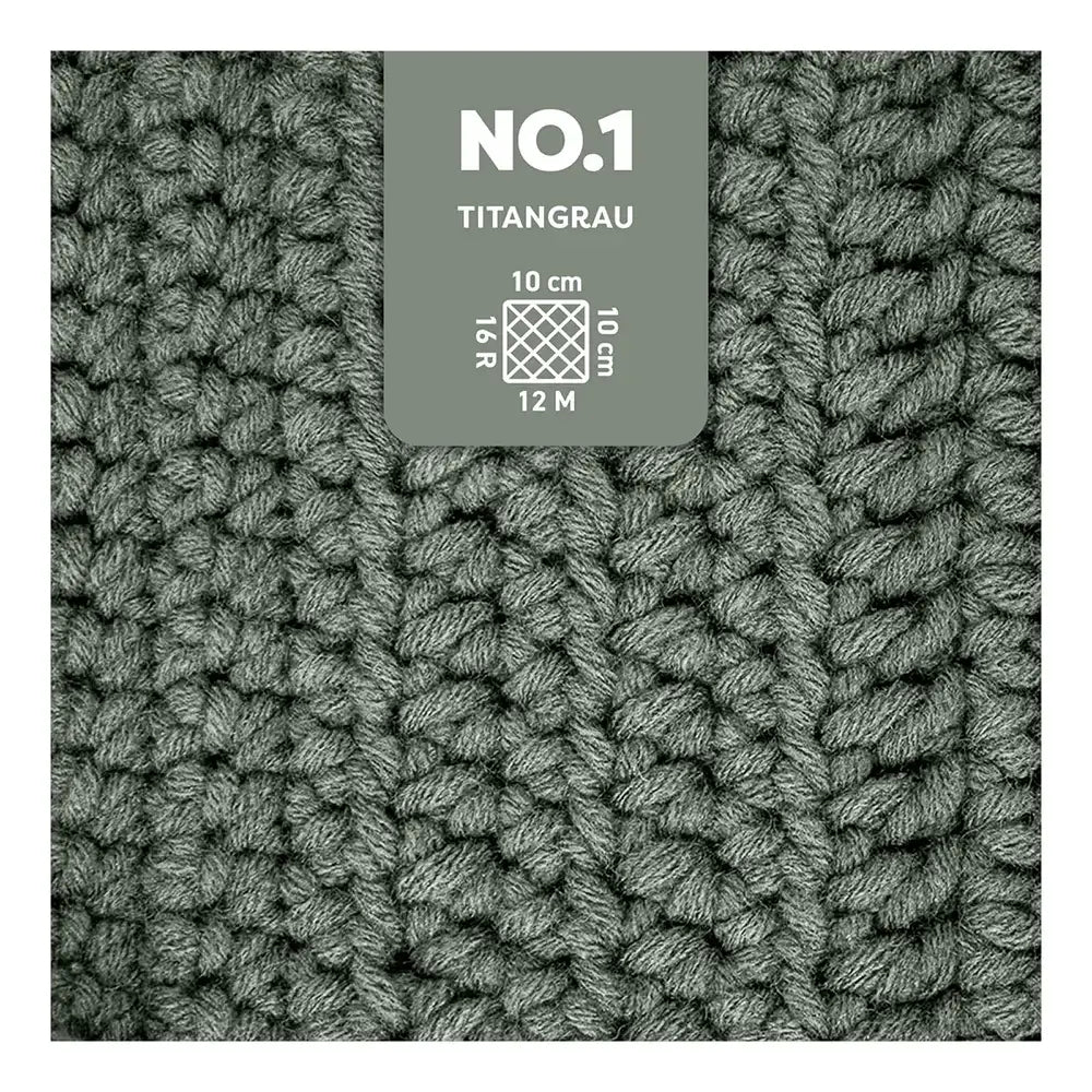 #Farbe_MyBoshi No 1 | 194 Titangrau