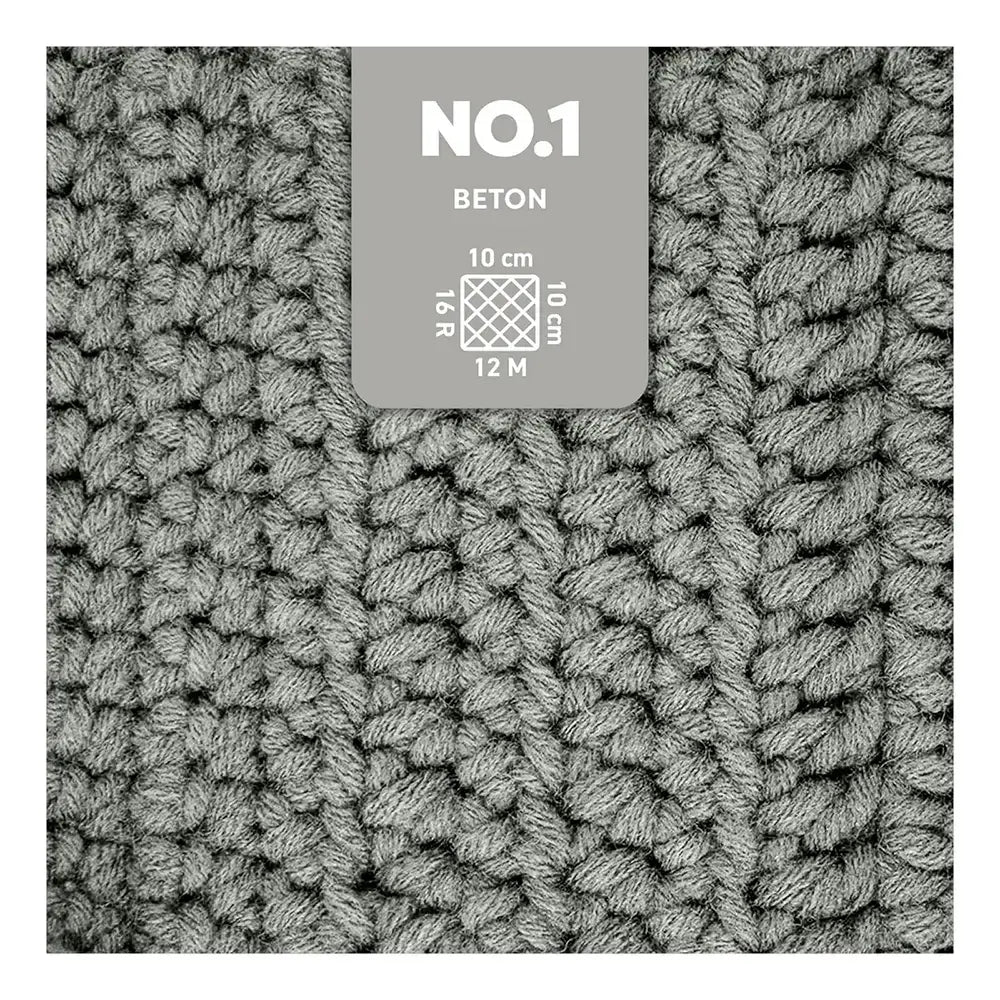 #Farbe_MyBoshi No 1 | 197 Beton
