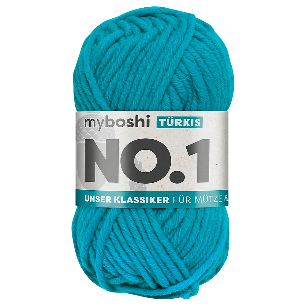 #Farbe_MyBoshi No 1 | 152 Türkis