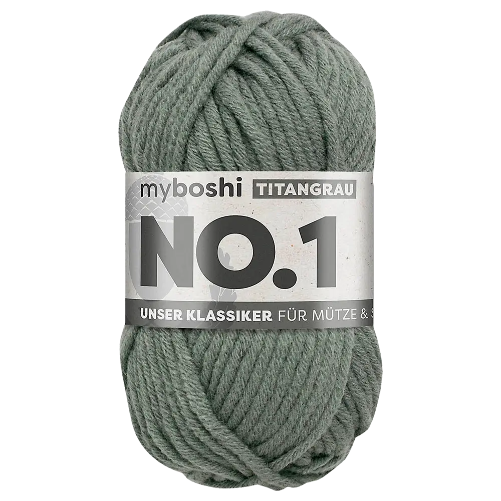 #Farbe_MyBoshi No 1 | 194 Titangrau