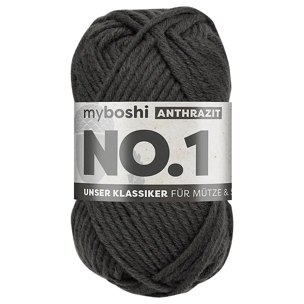 #Farbe_MyBoshi No 1 | 195 Anthrazit