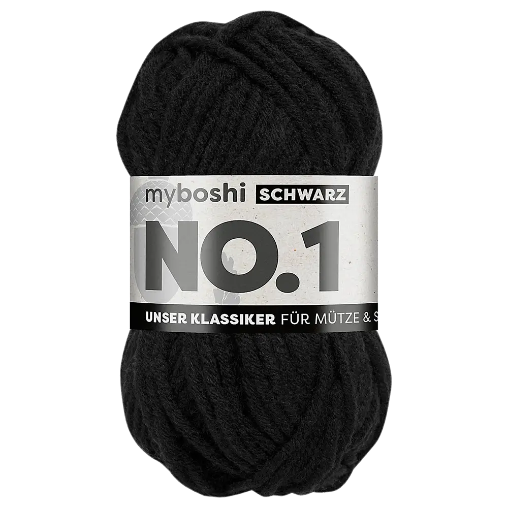 #Farbe_MyBoshi No 1 | 196 Schwarz