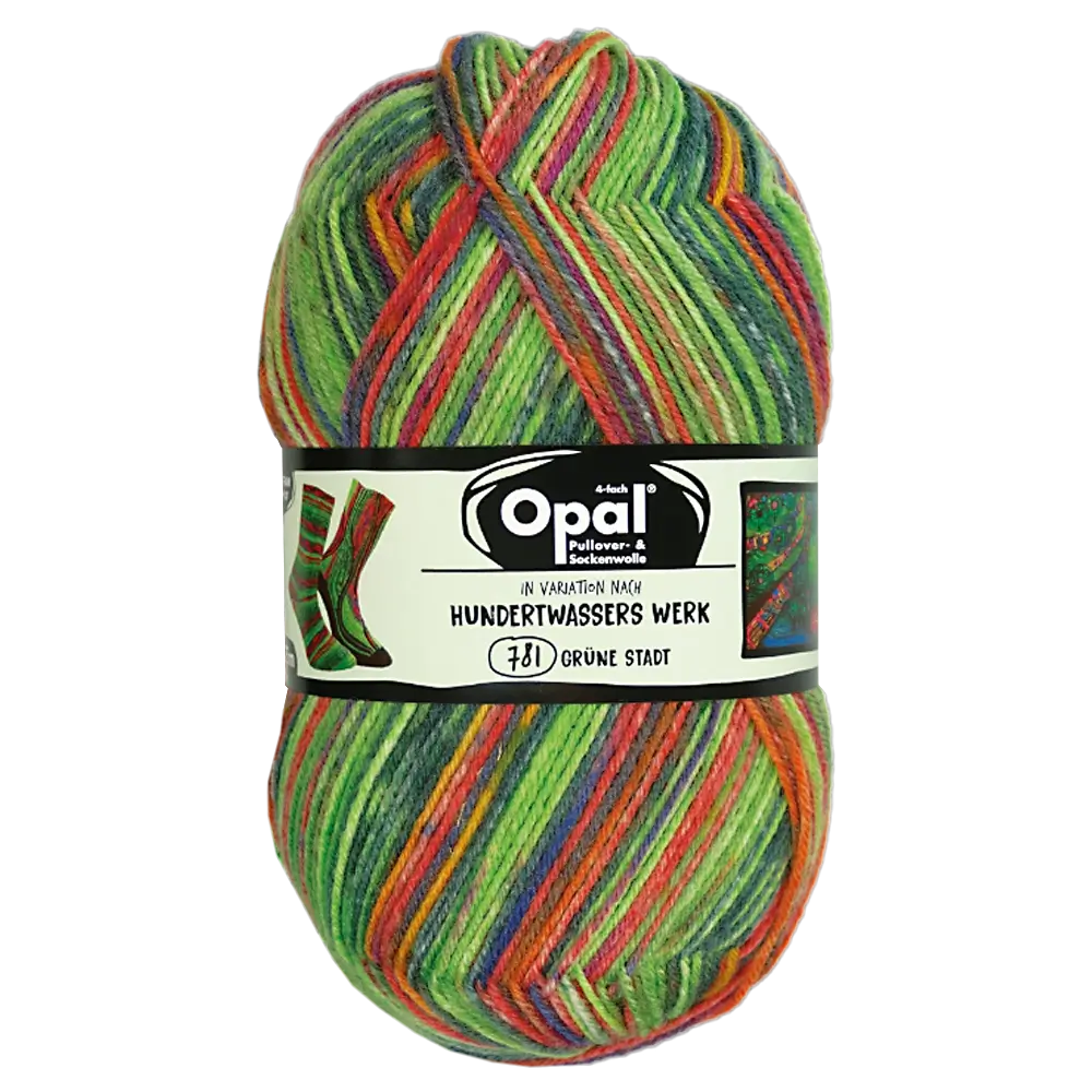 #Farbe_Opal Hundertwasser | 4052 Grüne Stadt (781)