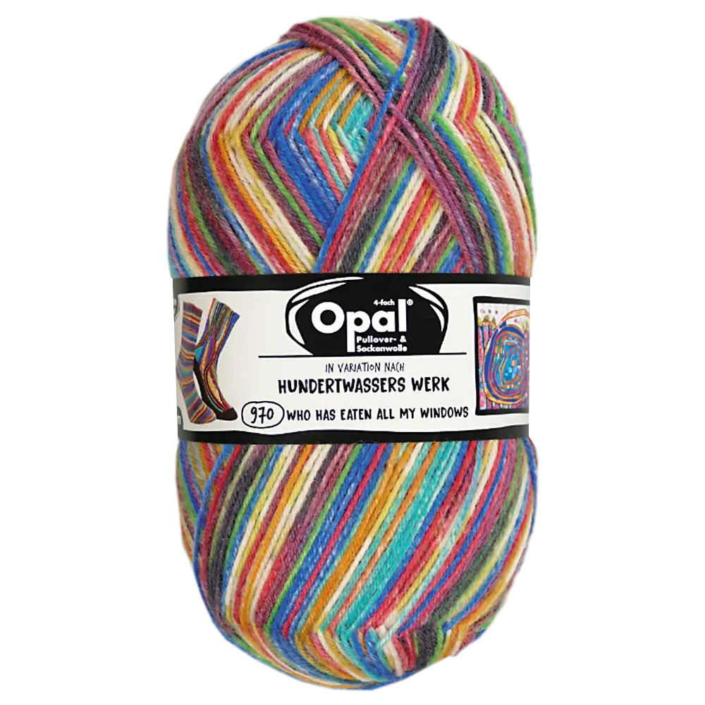 #Farbe_Opal Hundertwasser | 4055 Who has eaten all my windows (970)