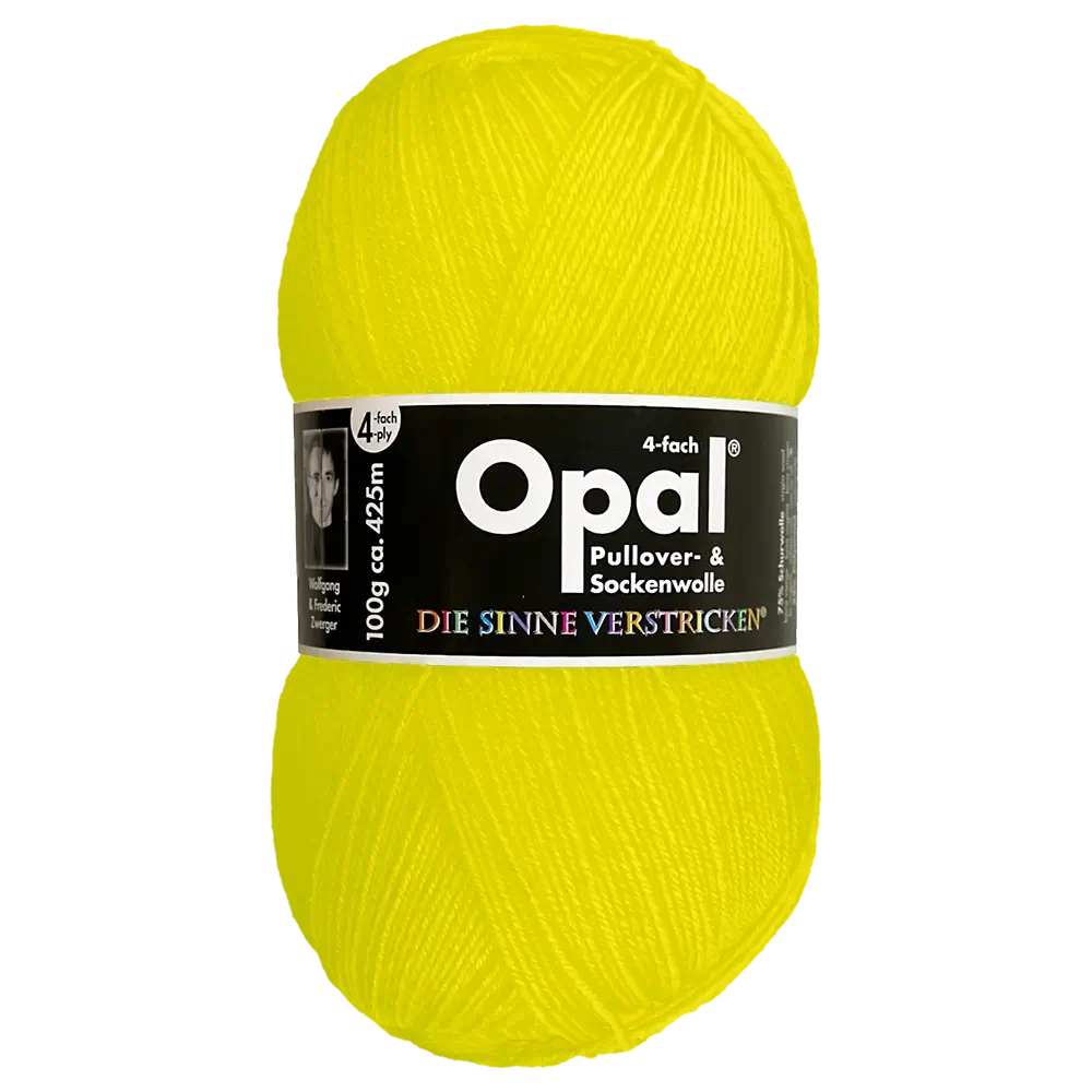 #Farbe_Opal Uni 4-fach | 2012 Neon-Gelb