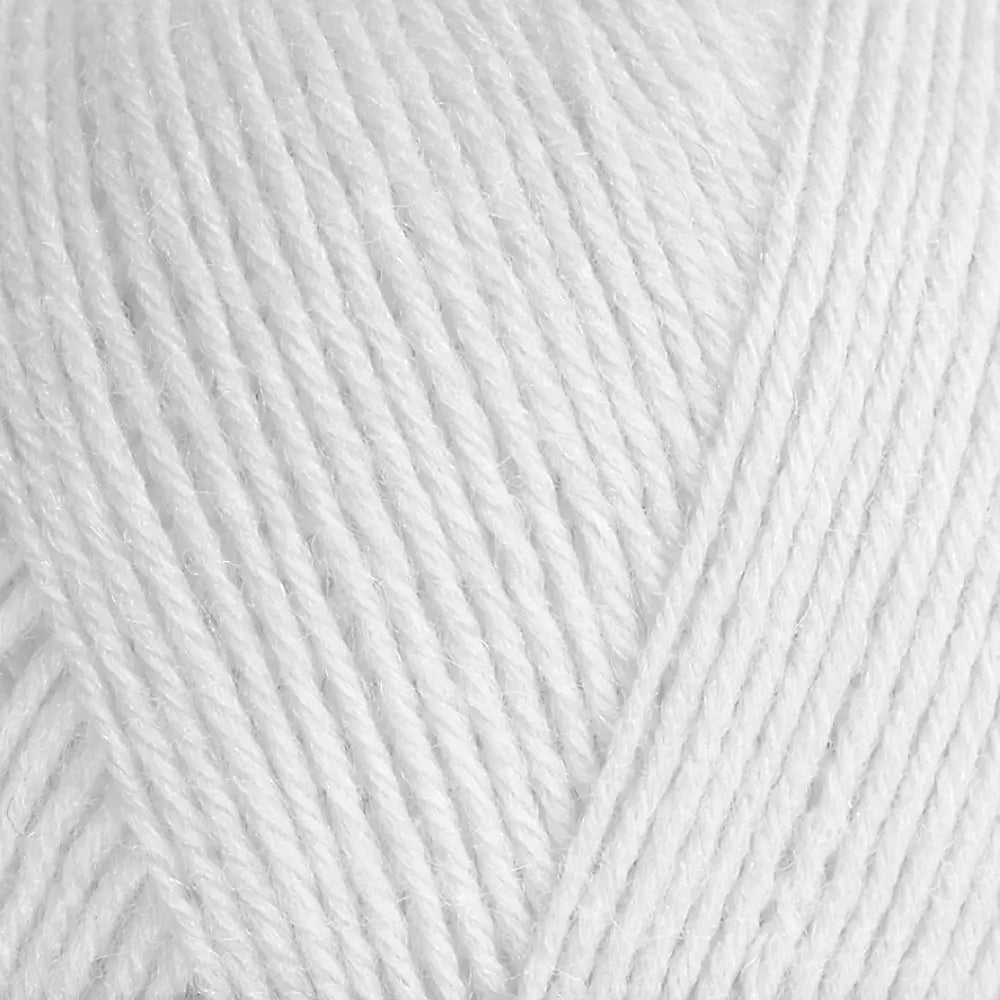 #Farbe_Opal Uni 4-fach | 2620 Hartweiß