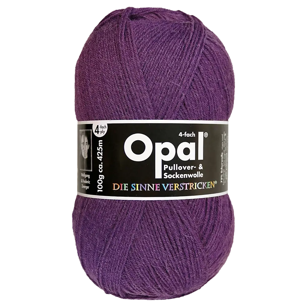 #Farbe_Opal Uni 4-fach | 3072 Violett