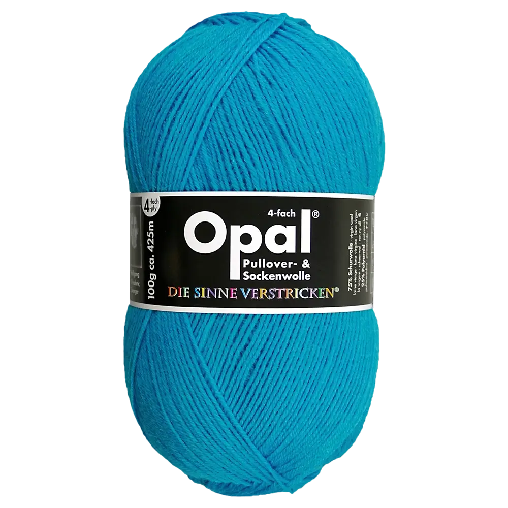 #Farbe_Opal Uni 4-fach | 5183 Türkis