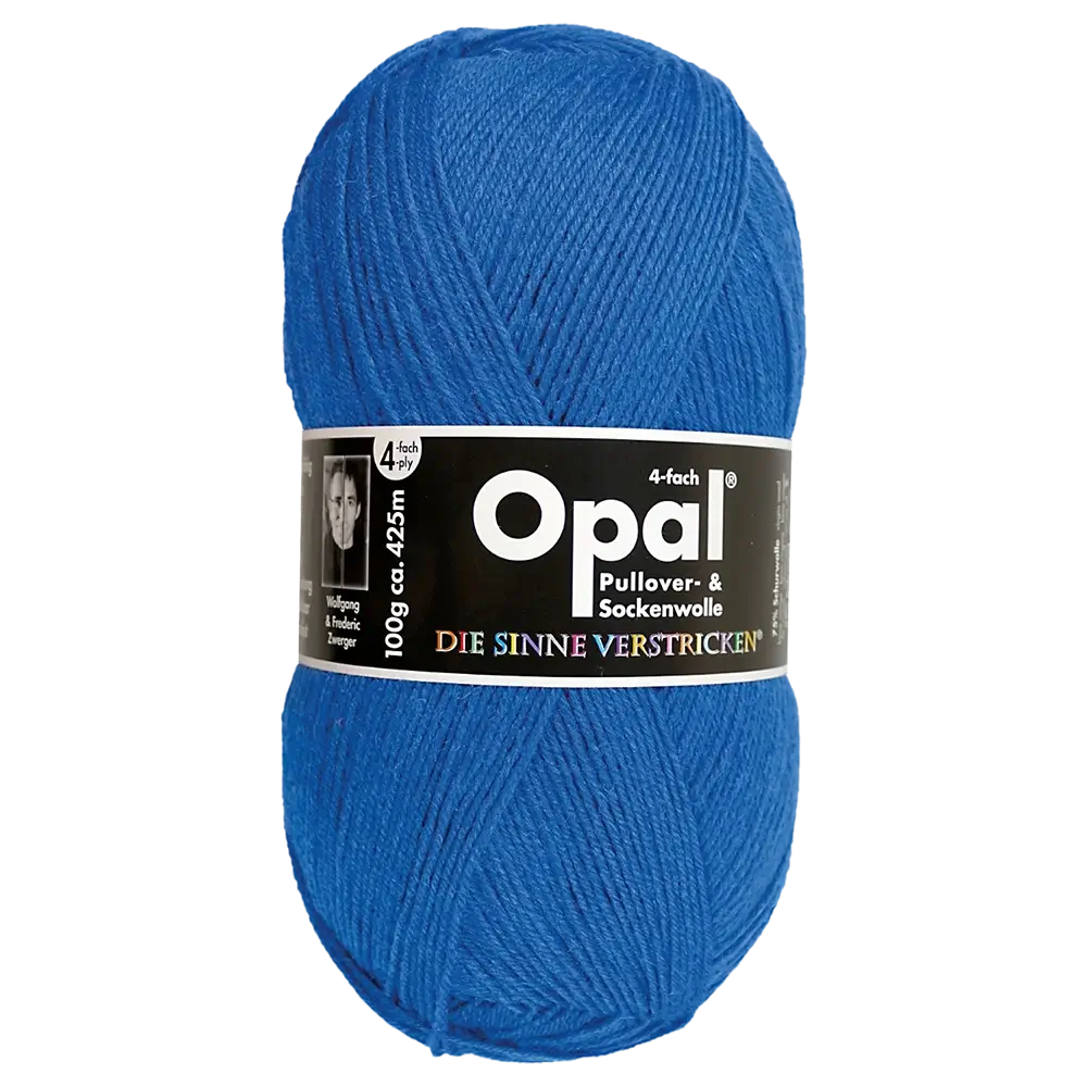 #Farbe_Opal Uni 4-fach | 5188 Blau