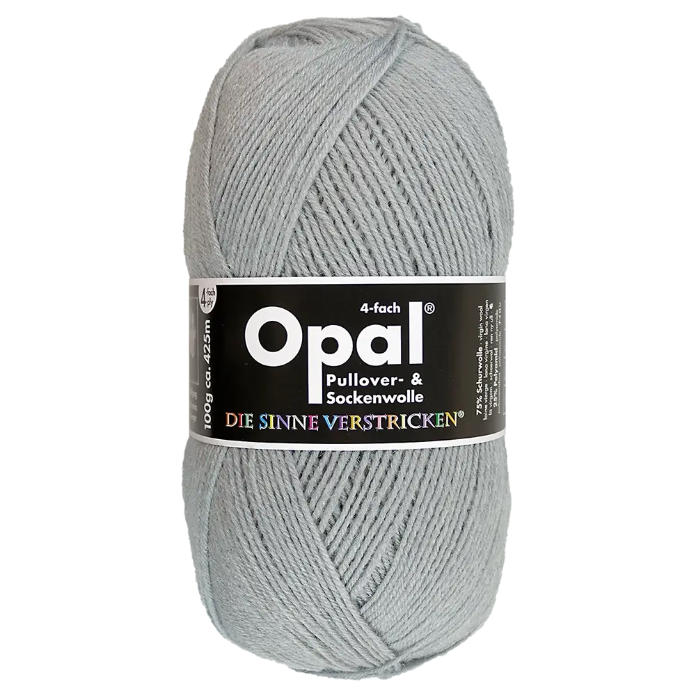 #Farbe_Opal Uni 4-fach | 5193 Mittelgrau