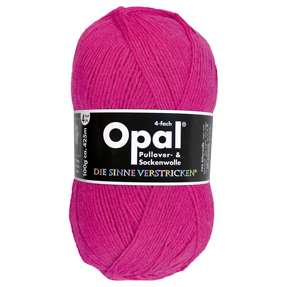 #Farbe_Opal Uni 4-fach | 5194 Pink