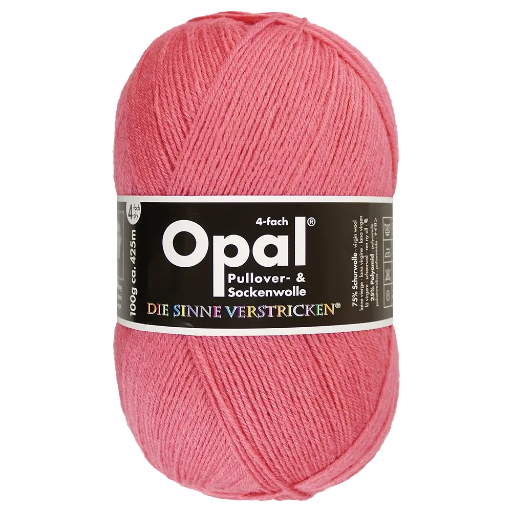 #Farbe_Opal Uni 4-fach | 9940 Feenrosa