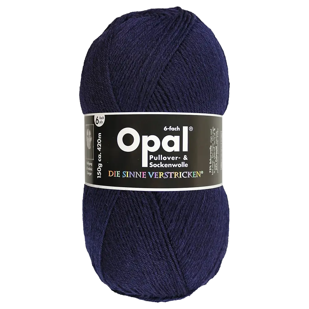 #Farbe_Opal Uni 6-fach | 5302 Marine