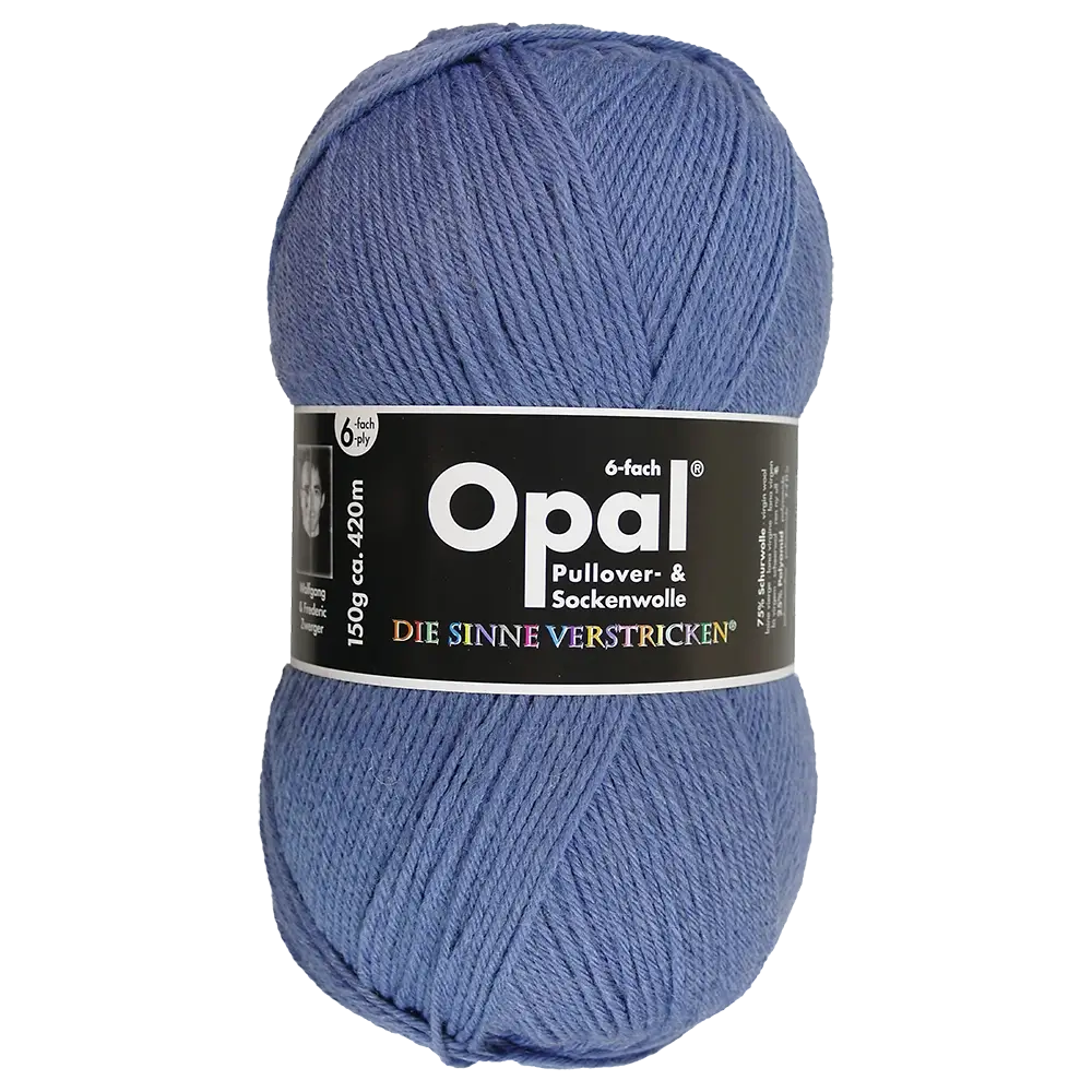 #Farbe_Opal Uni 6-fach | 5307 Jeansblau