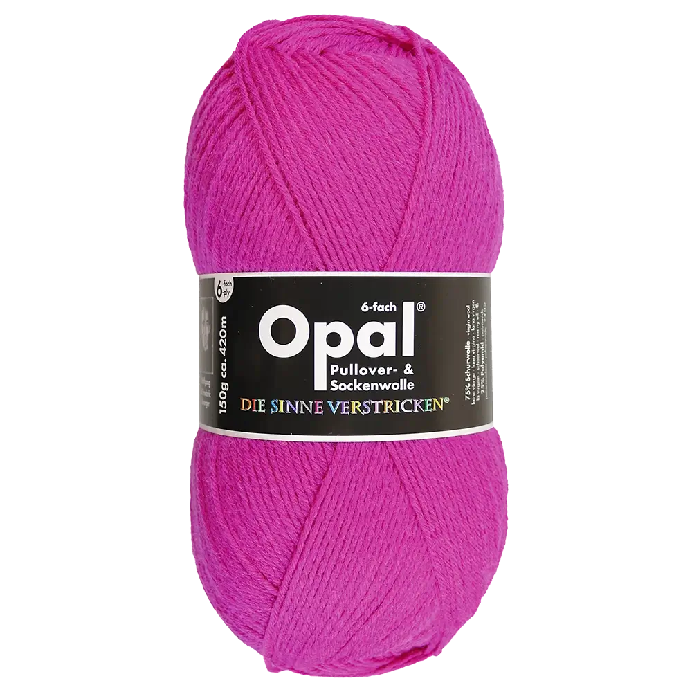 #Farbe_Opal Uni 6-fach | 7901 Pink