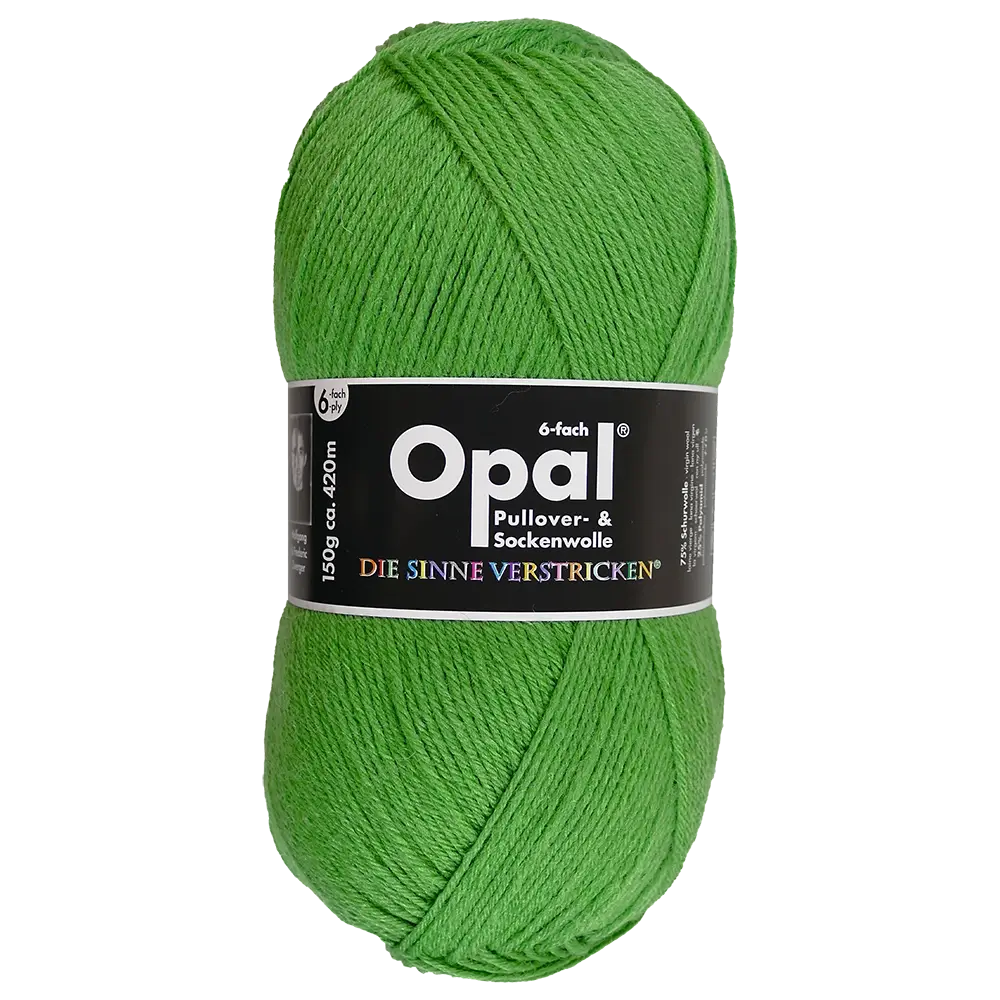 #Farbe_Opal Uni 6-fach | 7903 Grün