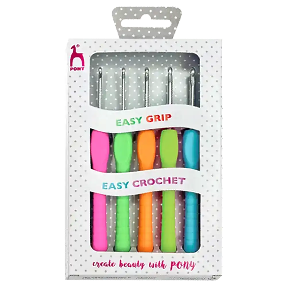 Easy Grip Häkelnadel-Set 5-teilig