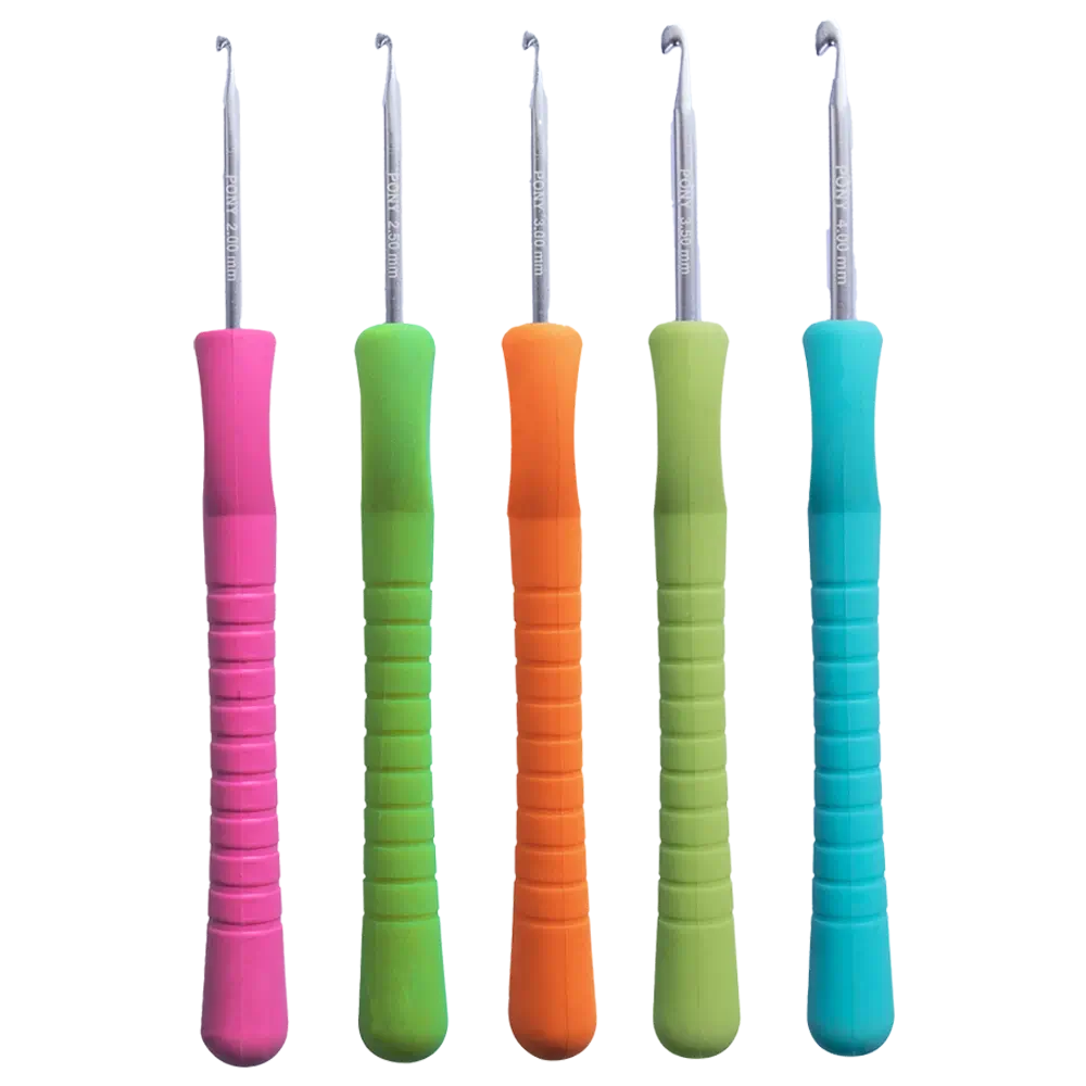 Easy Grip Häkelnadel-Set 5-teilig