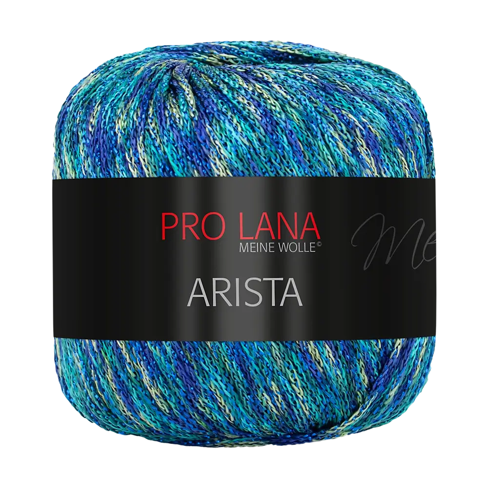 #Farbe_Pro Lana Arista | 353 Blau-Türkis-Gelb