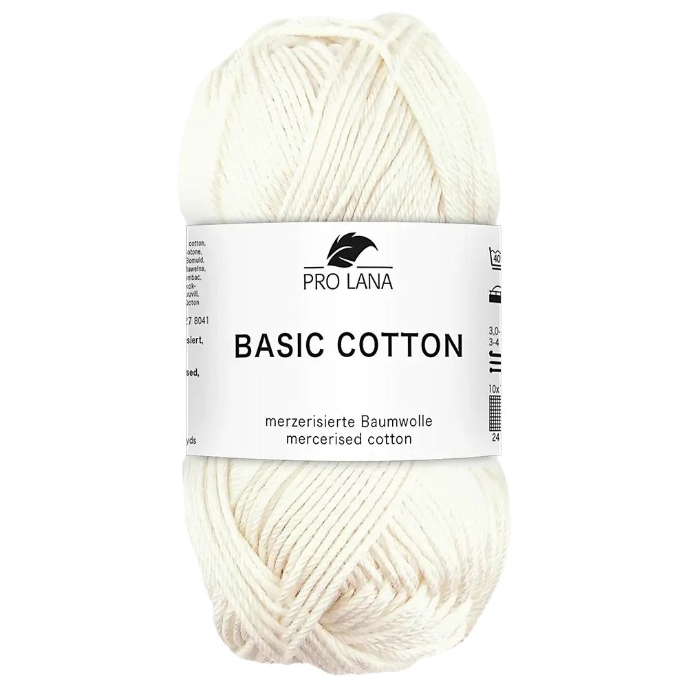 #Farbe_Pro Lana Basic Cotton | 02 Creme