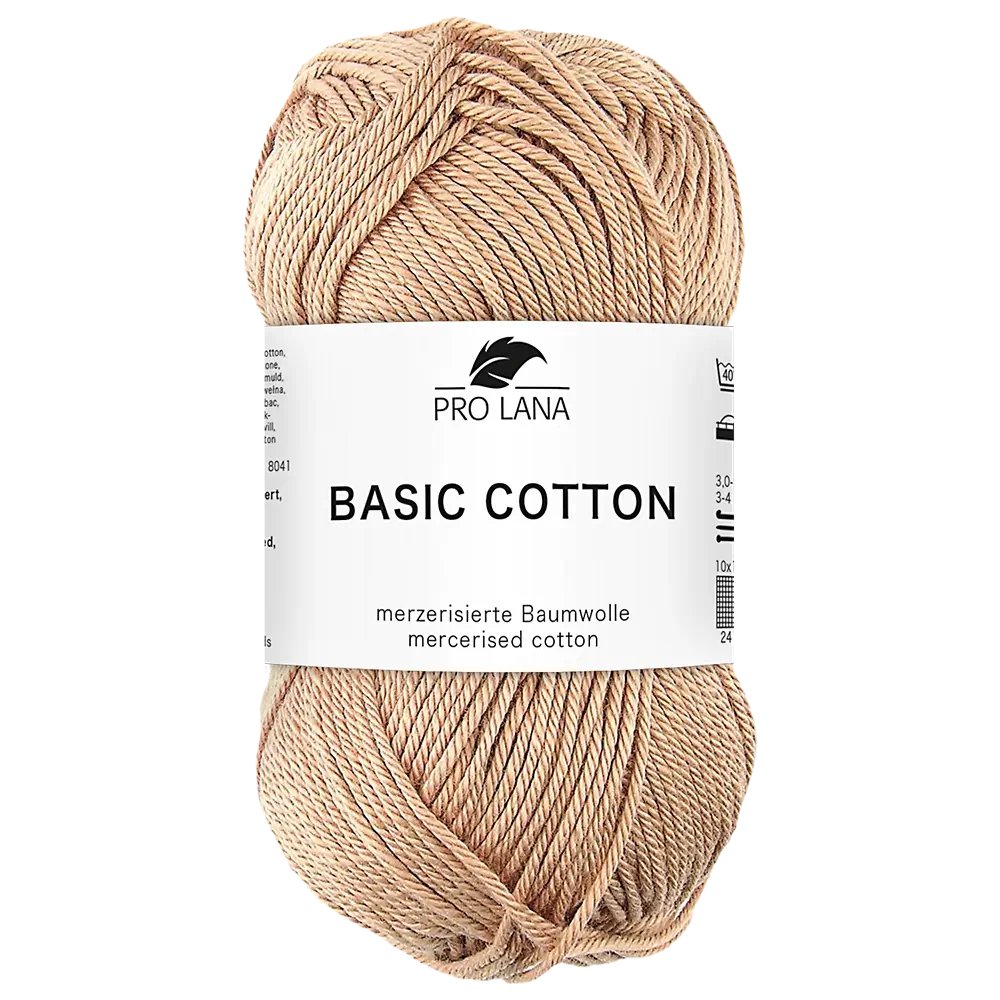 #Farbe_Pro Lana Basic Cotton | 08 Hellbraun