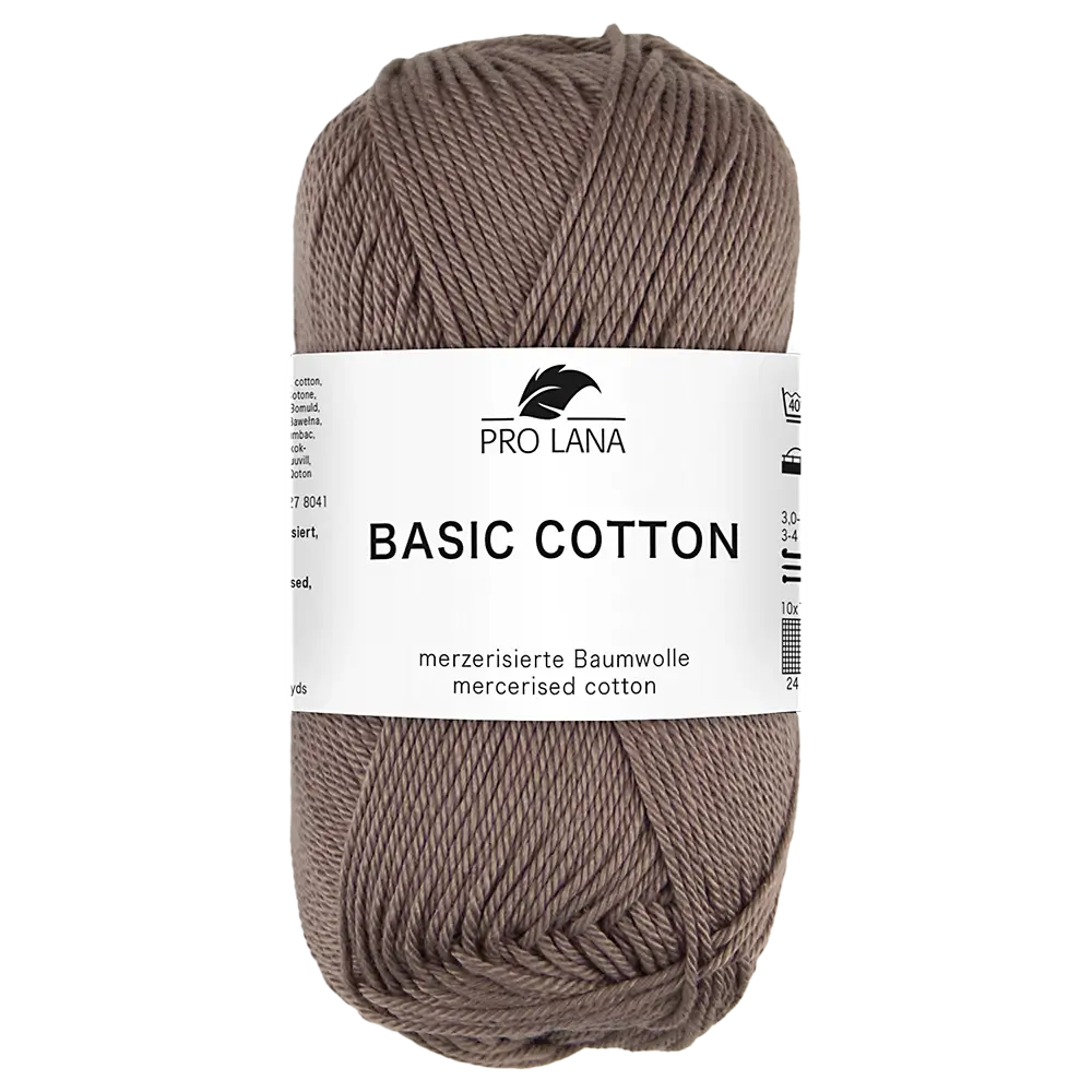#Farbe_Pro Lana Basic Cotton | 18 Softbraun