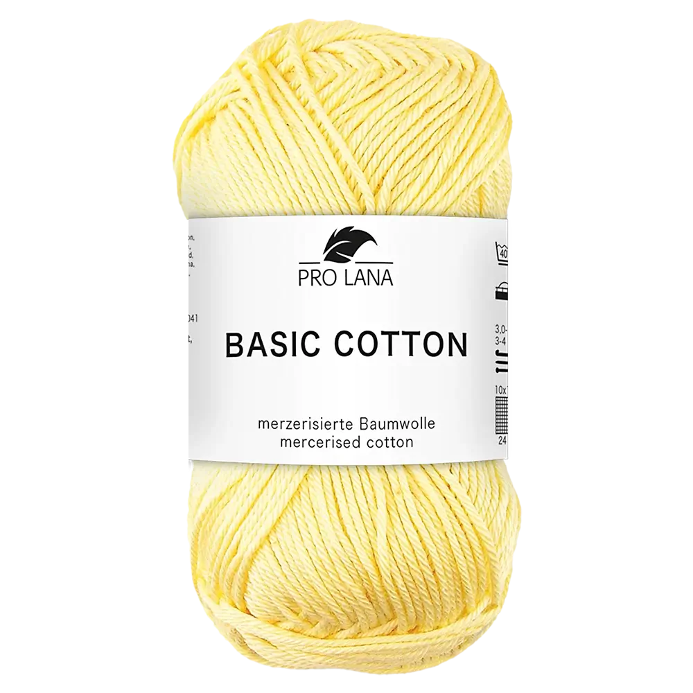 #Farbe_Pro Lana Basic Cotton | 21 Pastellgelb