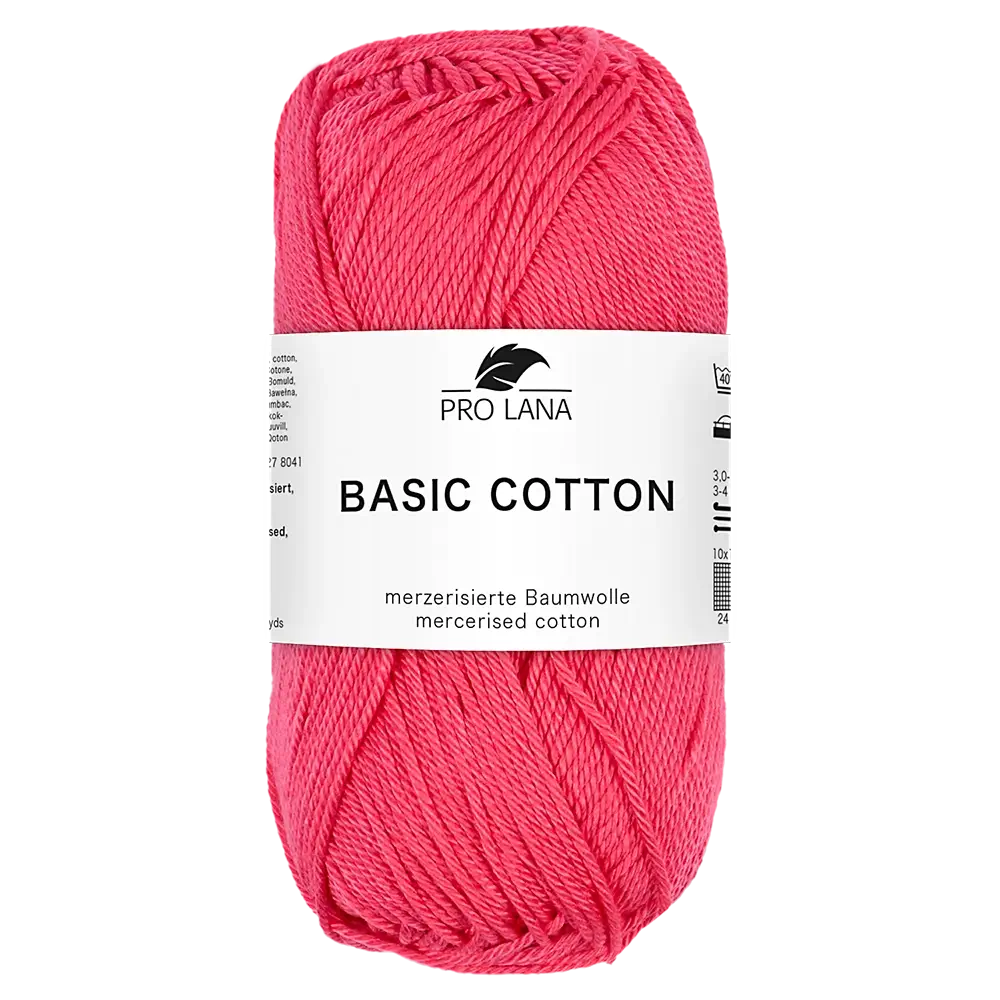 #Farbe_Pro Lana Basic Cotton | 236 Himbeer