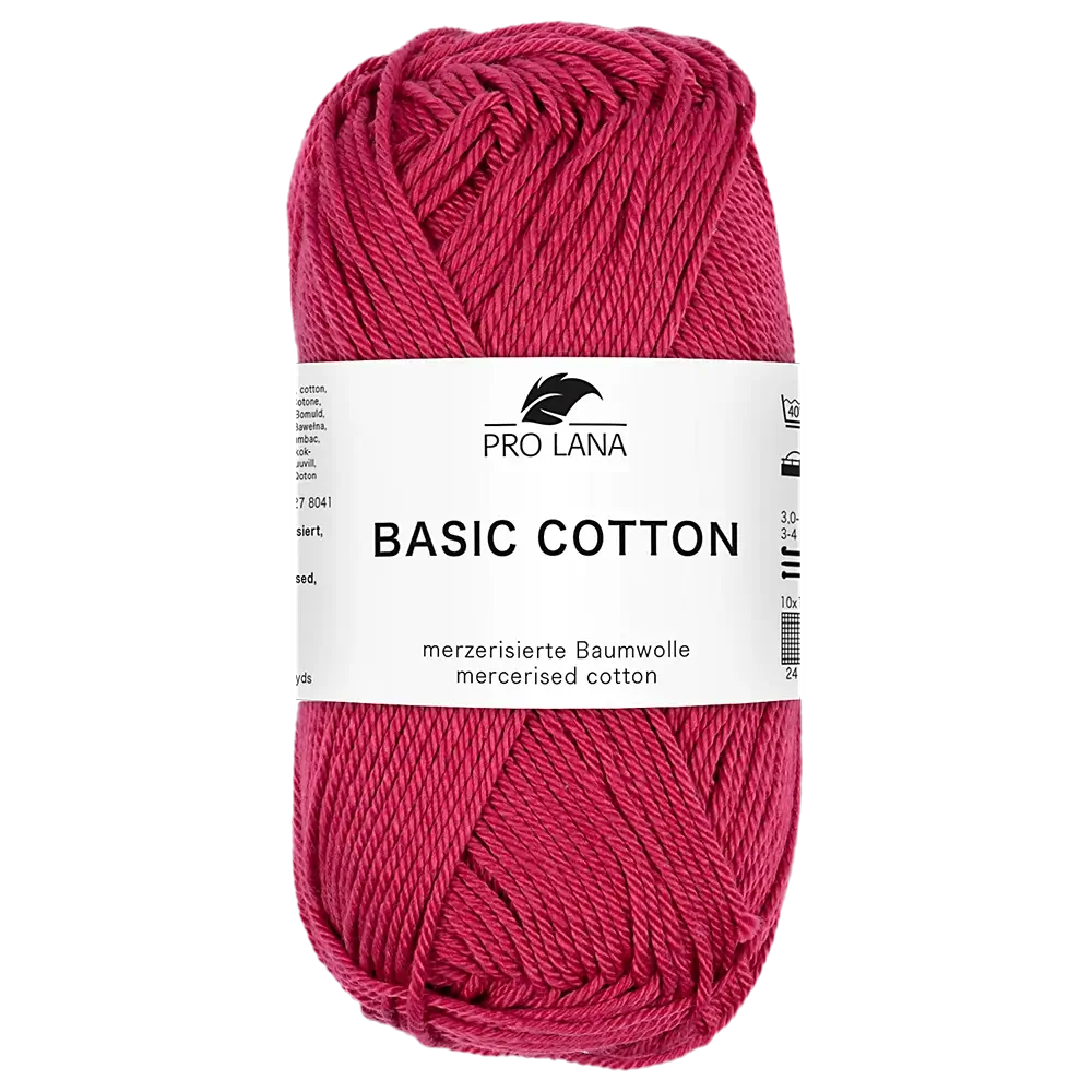 #Farbe_Pro Lana Basic Cotton | 237 Erdbeere