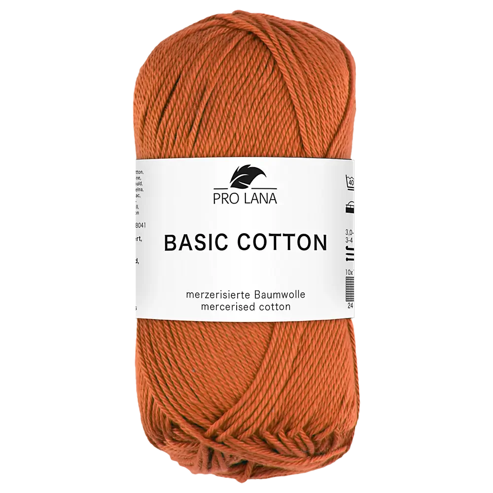 #Farbe_Pro Lana Basic Cotton | 25 Rostbraun