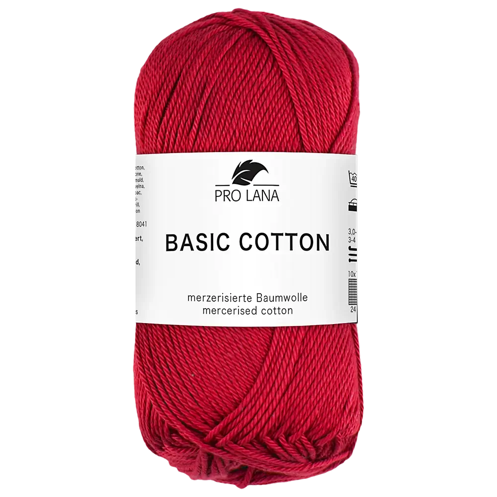 #Farbe_Pro Lana Basic Cotton | 30 Rubinrot