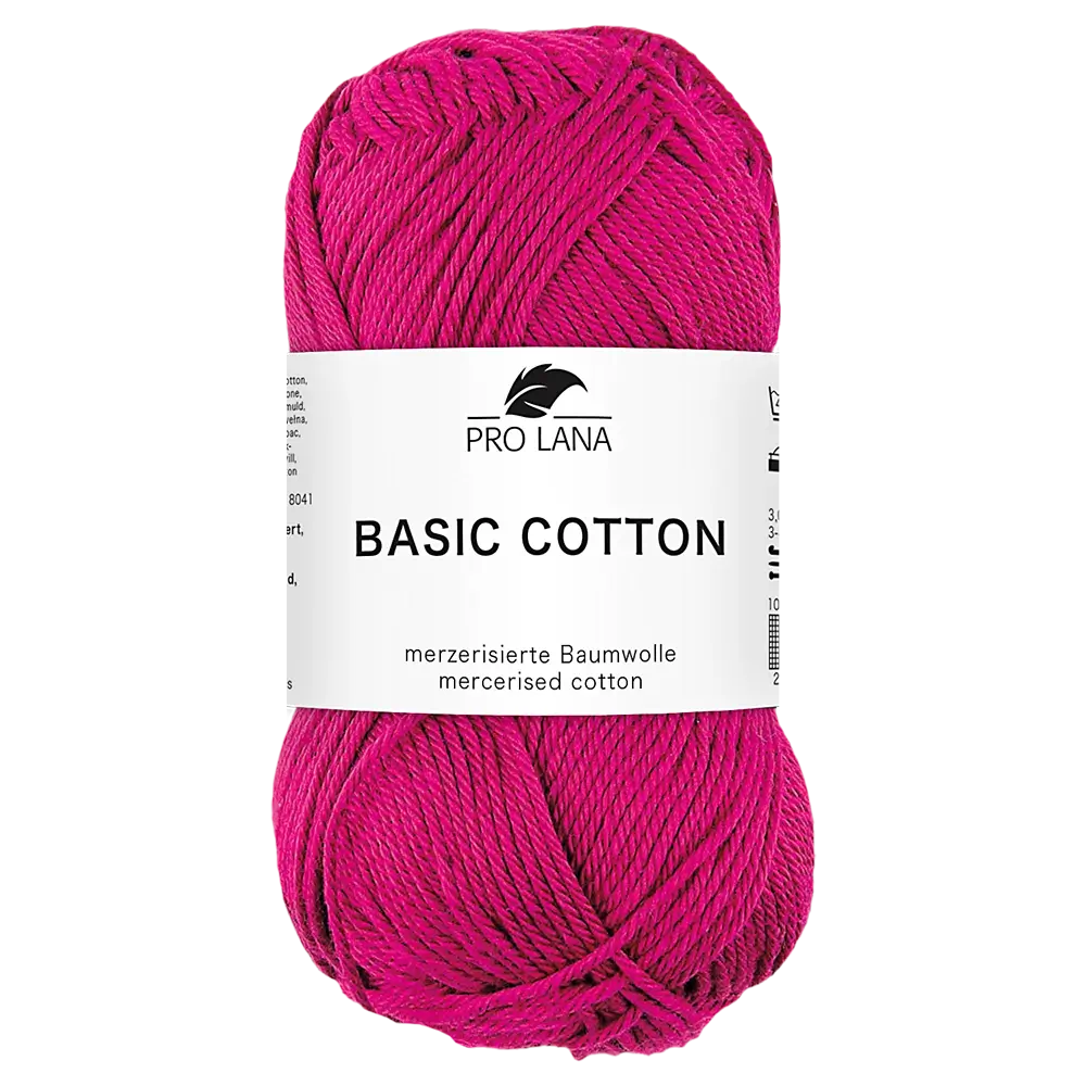 #Farbe_Pro Lana Basic Cotton | 34 Fuchsia