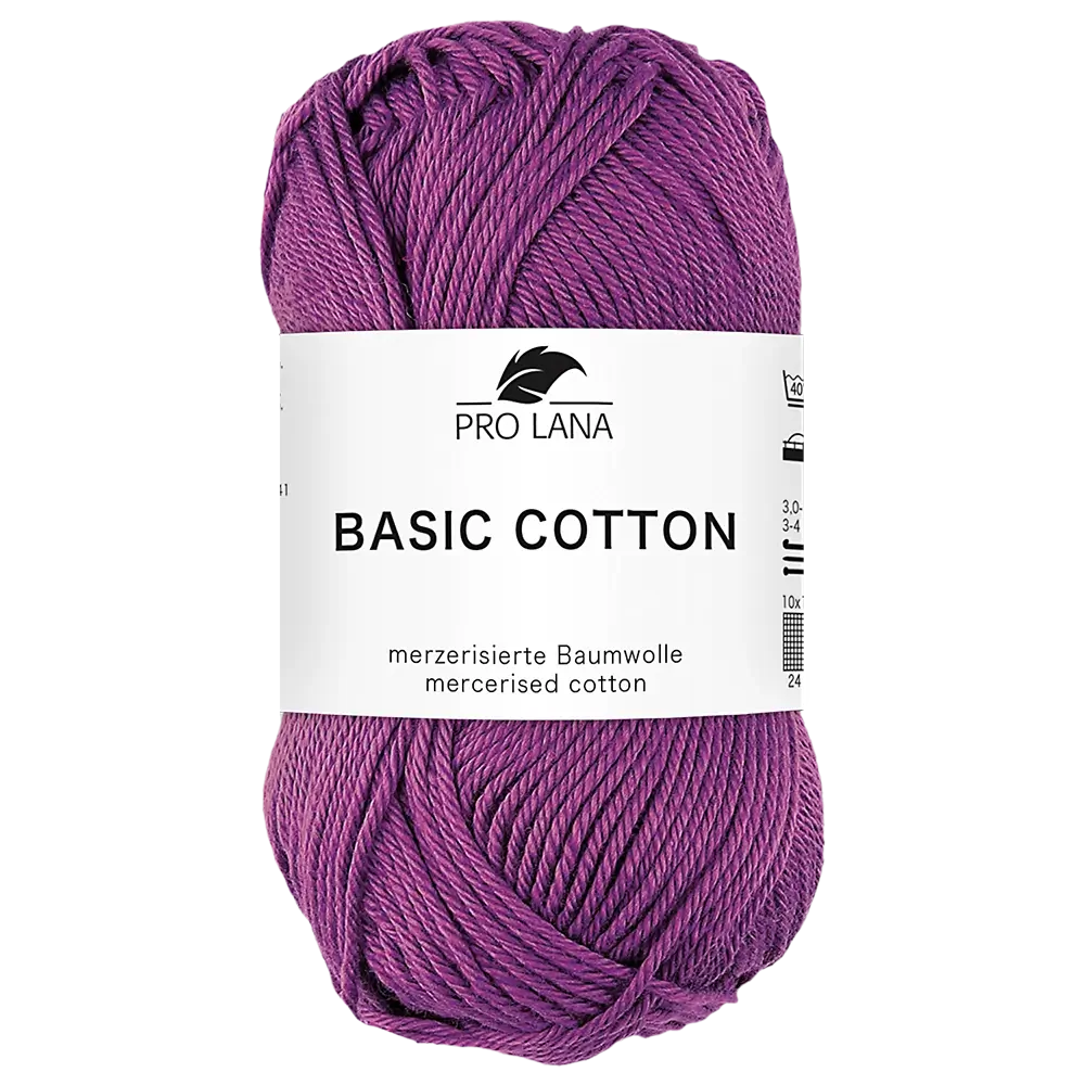 #Farbe_Pro Lana Basic Cotton | 45 Lila