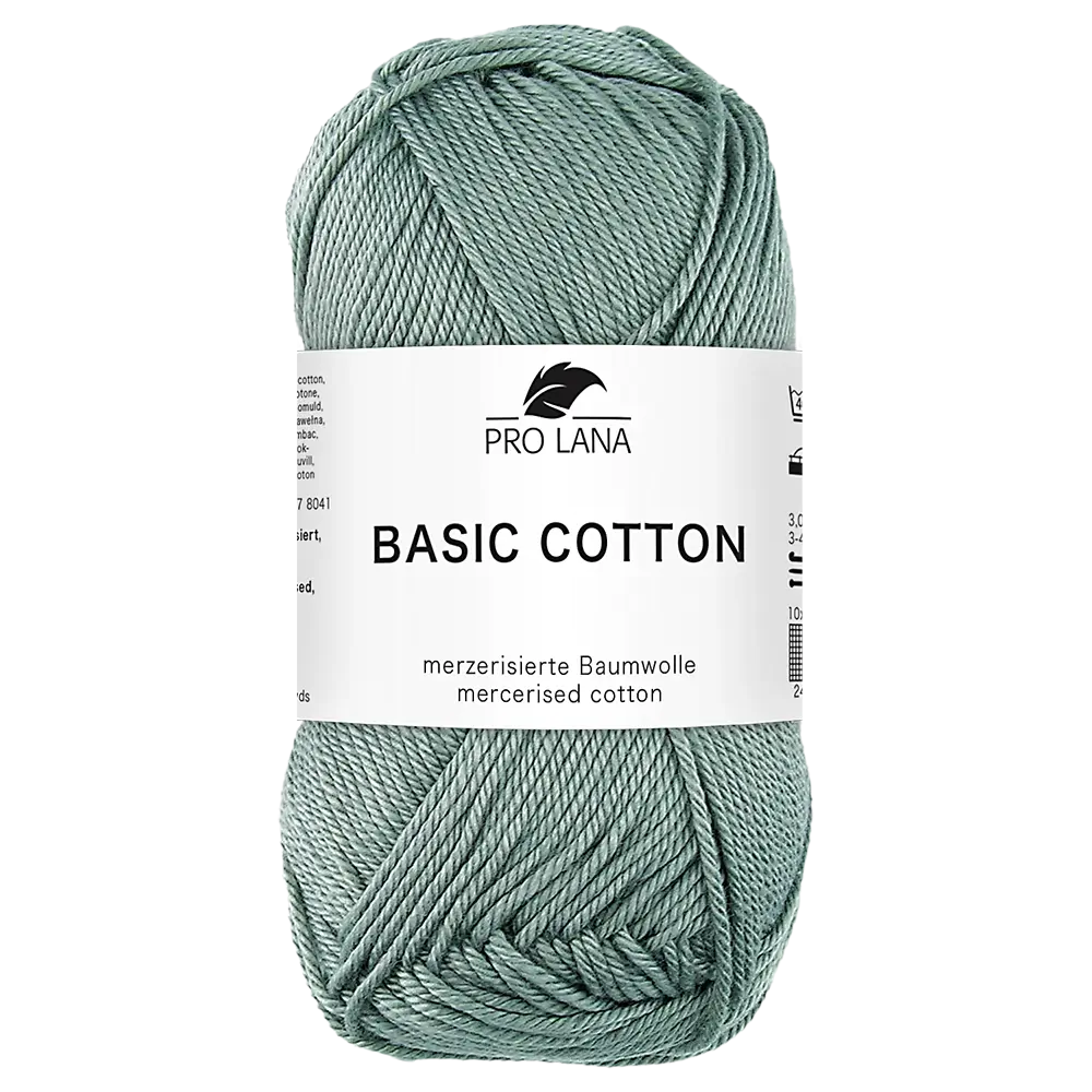 #Farbe_Pro Lana Basic Cotton | 73 Graugrün