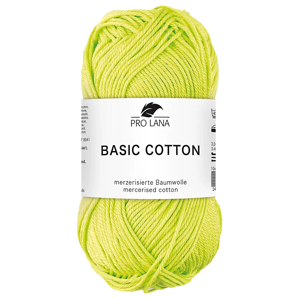 #Farbe_Pro Lana Basic Cotton | 74 Leuchtgrün