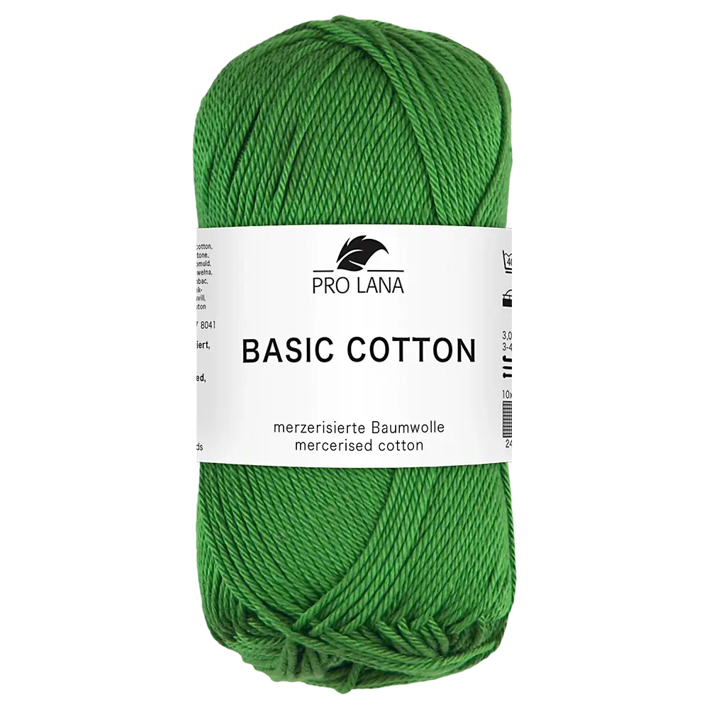#Farbe_Pro Lana Basic Cotton | 75 Grasgrün